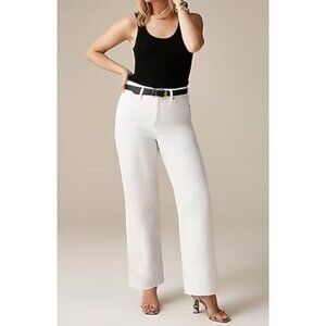 J. Crew Slim wide-leg jean in white wash Size 32